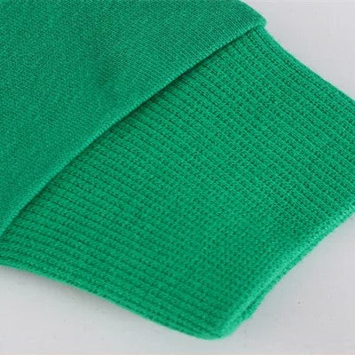 ! Groene Jongens Sweatshirt met Bouwvoertuigen