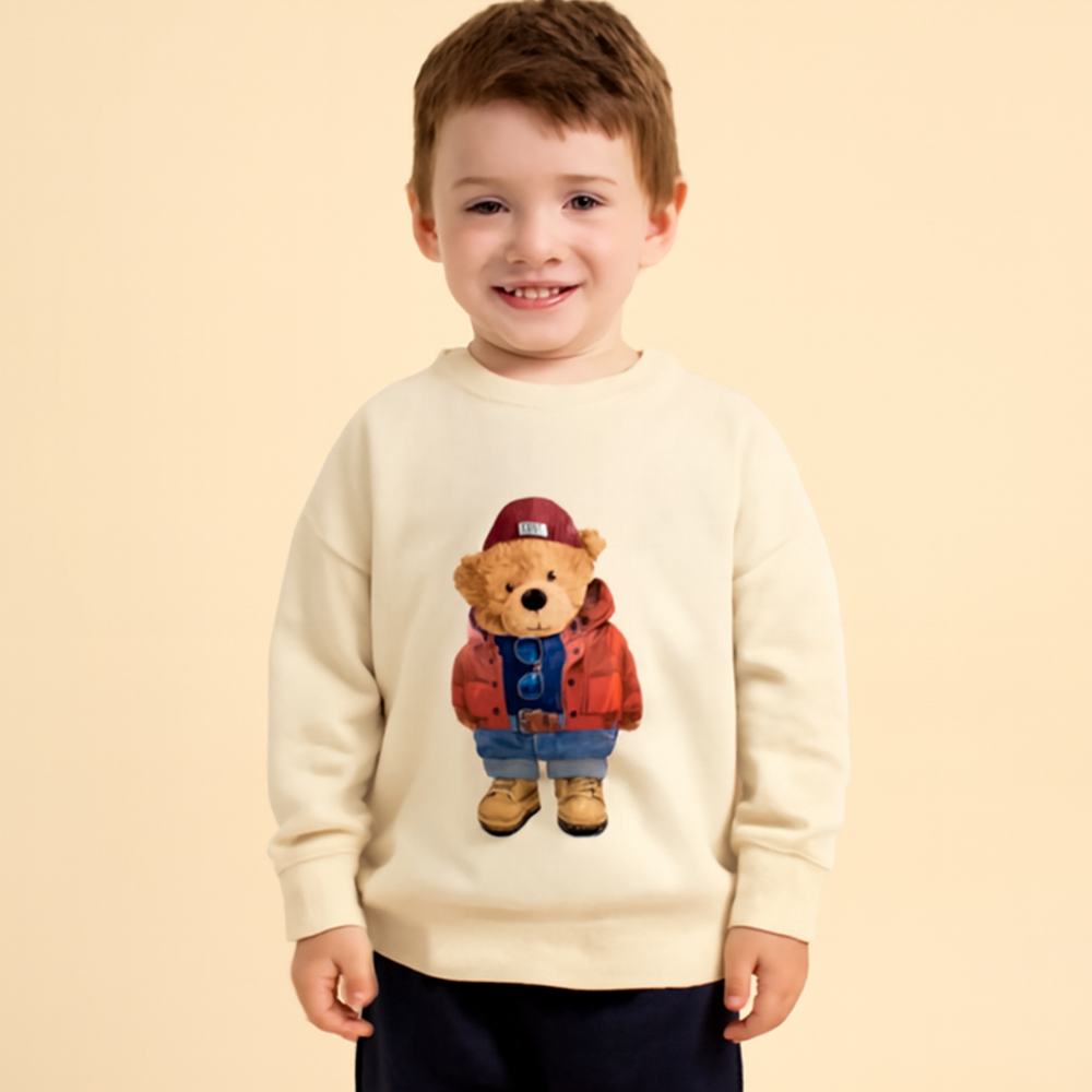 ! Unisex Iconische Beige Sweatshirt – Zacht & Tijdloos