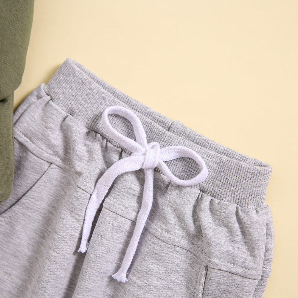 ! Little Dude Baby & Peuter 2-Delige Set – Comfortabele Sweater & Joggingbroek
